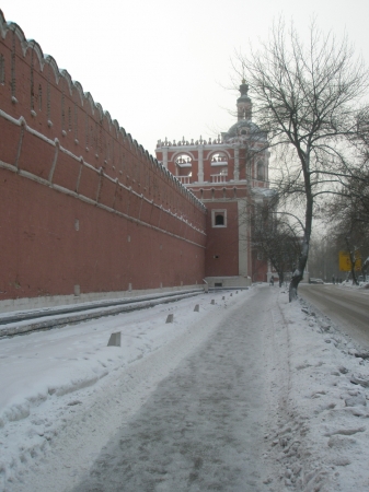 Зима в Донском монастыре... Самые морозные февральские дни - перед Сретеньем